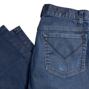 John Varvatos Star USA Bowery Jeans 30 x 26.5 Clean Dark Wash Preppy Punk